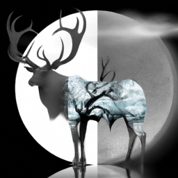 realistic dark wildlife