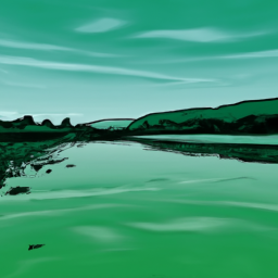 pop art dreamy landscape